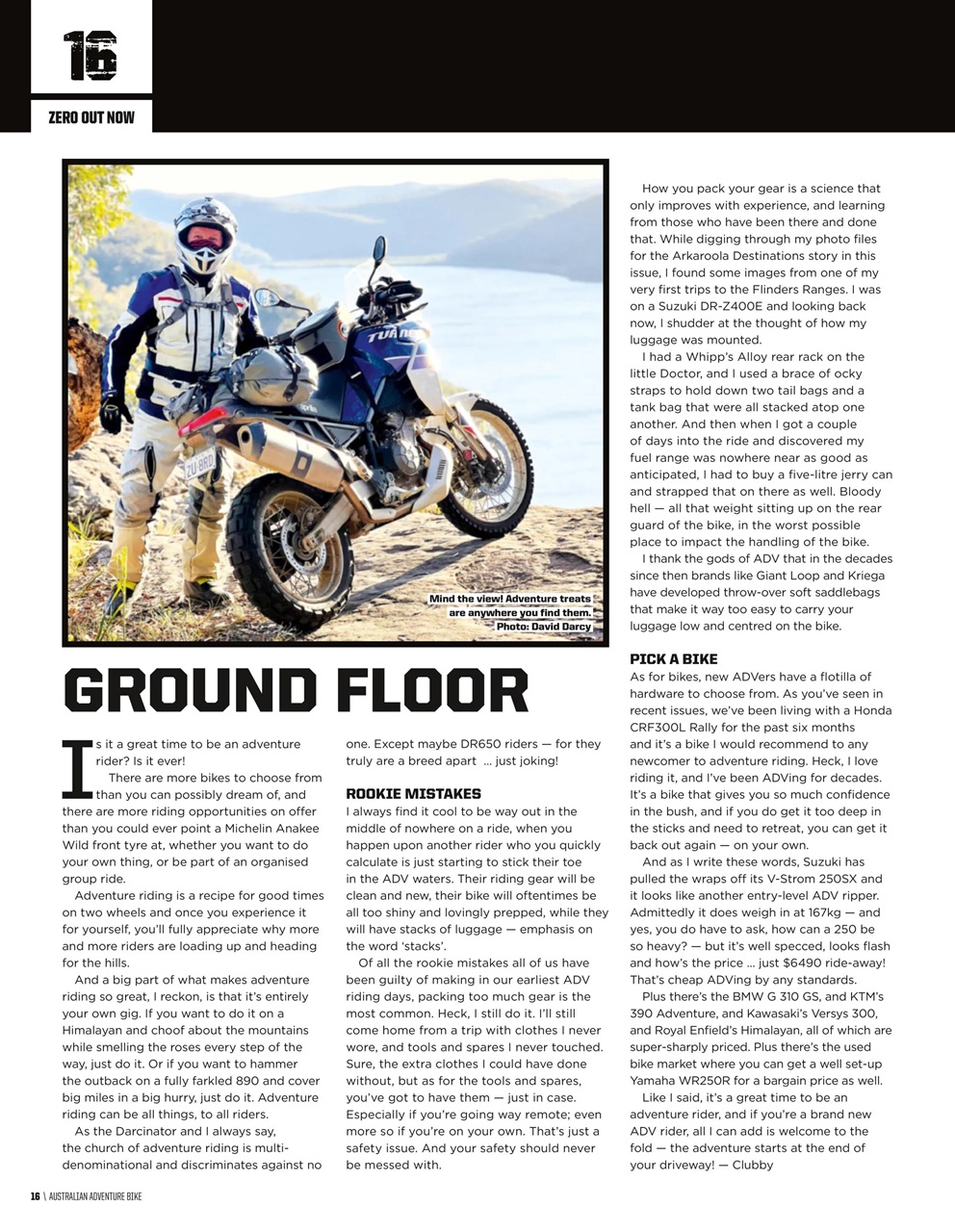 Australian Adventure Bike Preview Pages