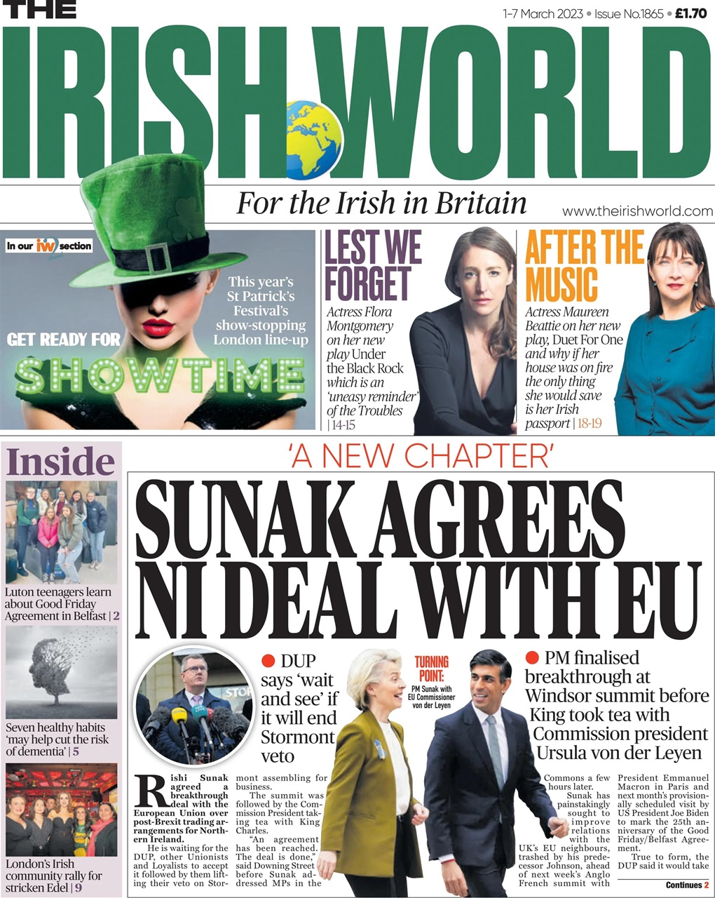 Irish World Preview Pages