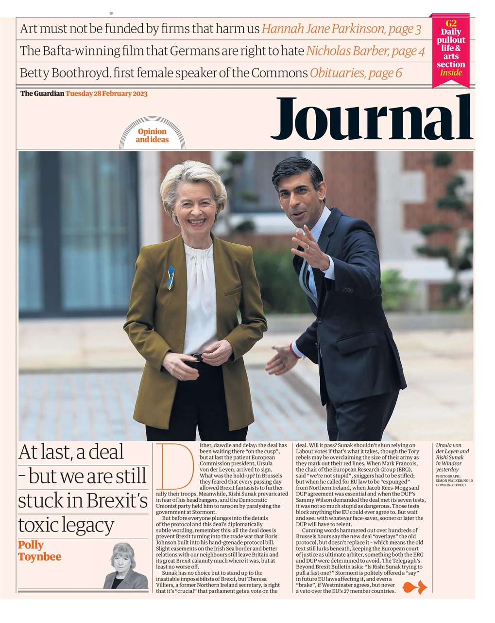 The Guardian Newspaper Preview Pages