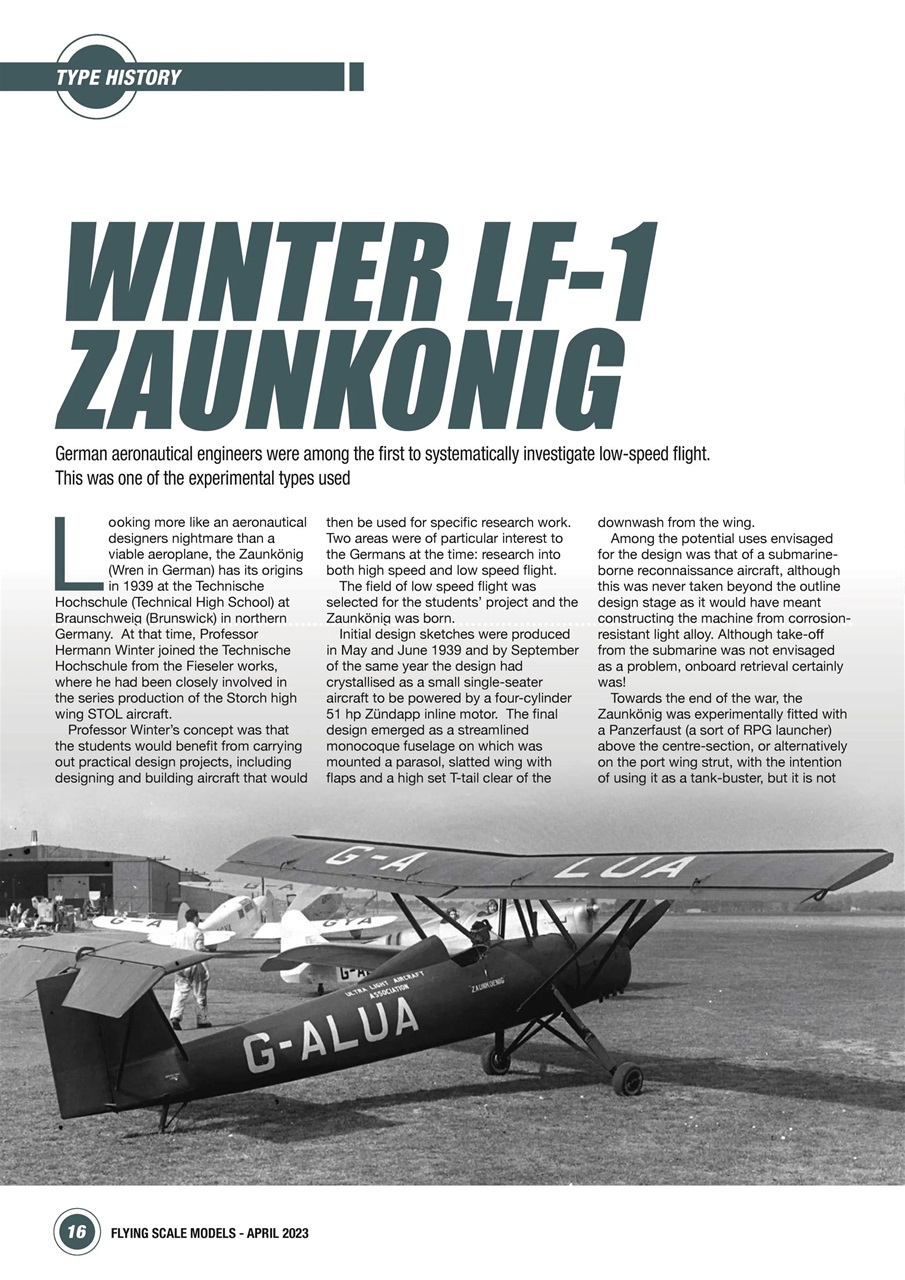 Radio Control Model Flyer Preview Pages