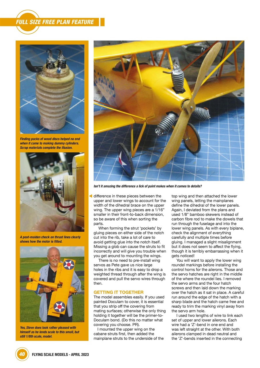 Radio Control Model Flyer Preview Pages