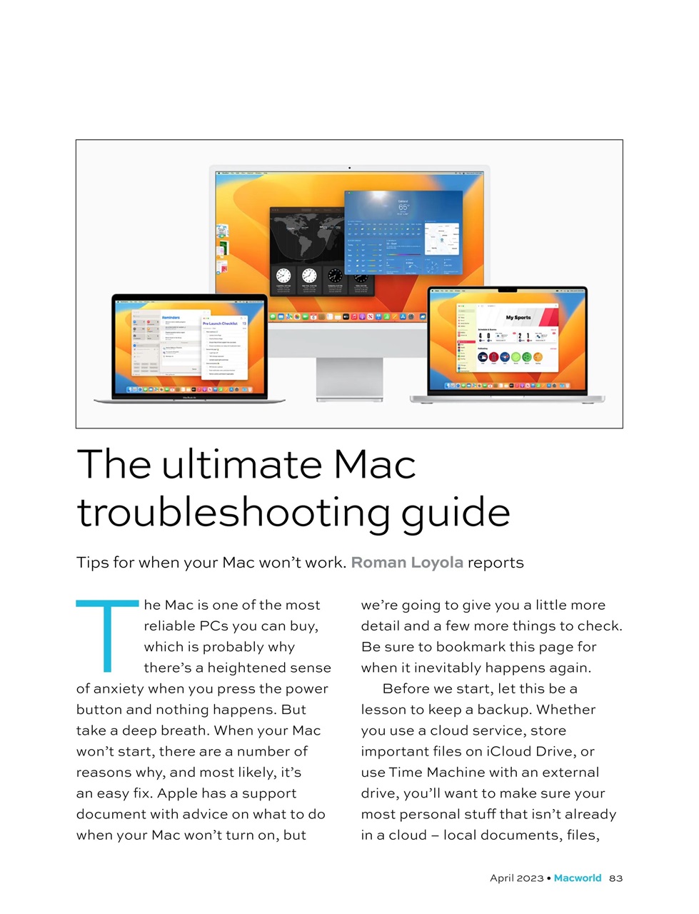 Macworld Preview Pages
