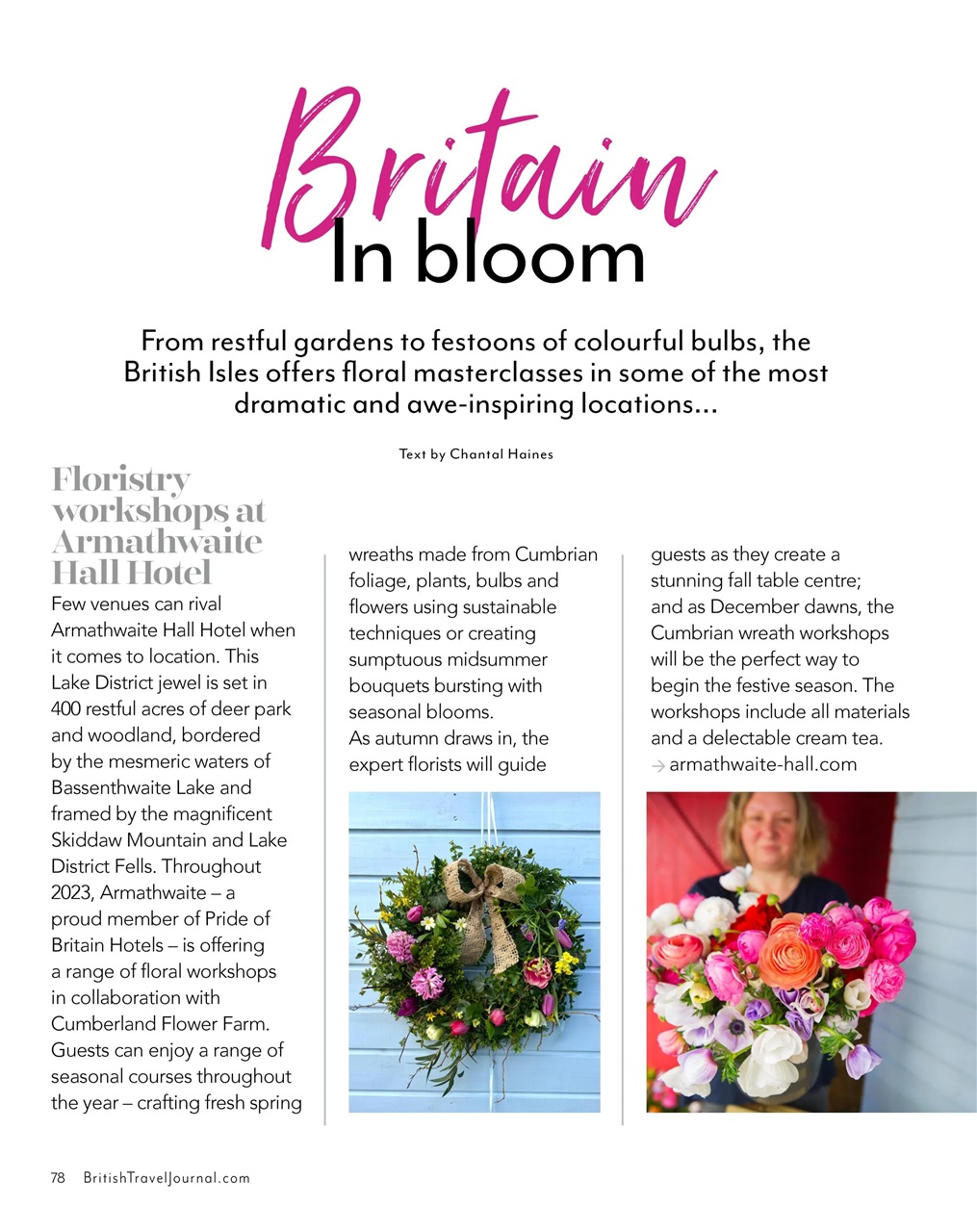 British Travel Journal Preview Pages