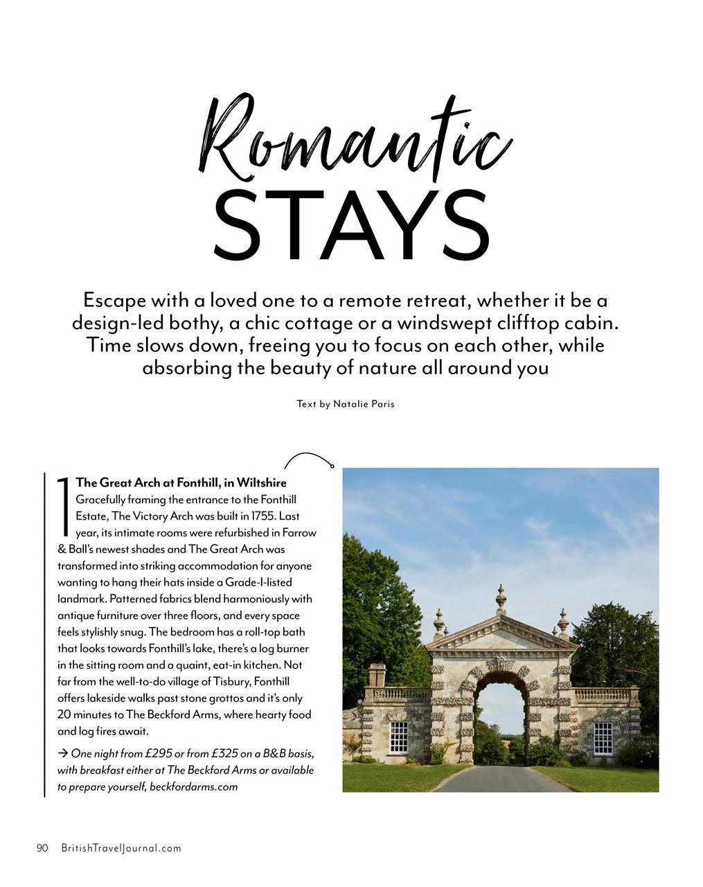 British Travel Journal Preview Pages