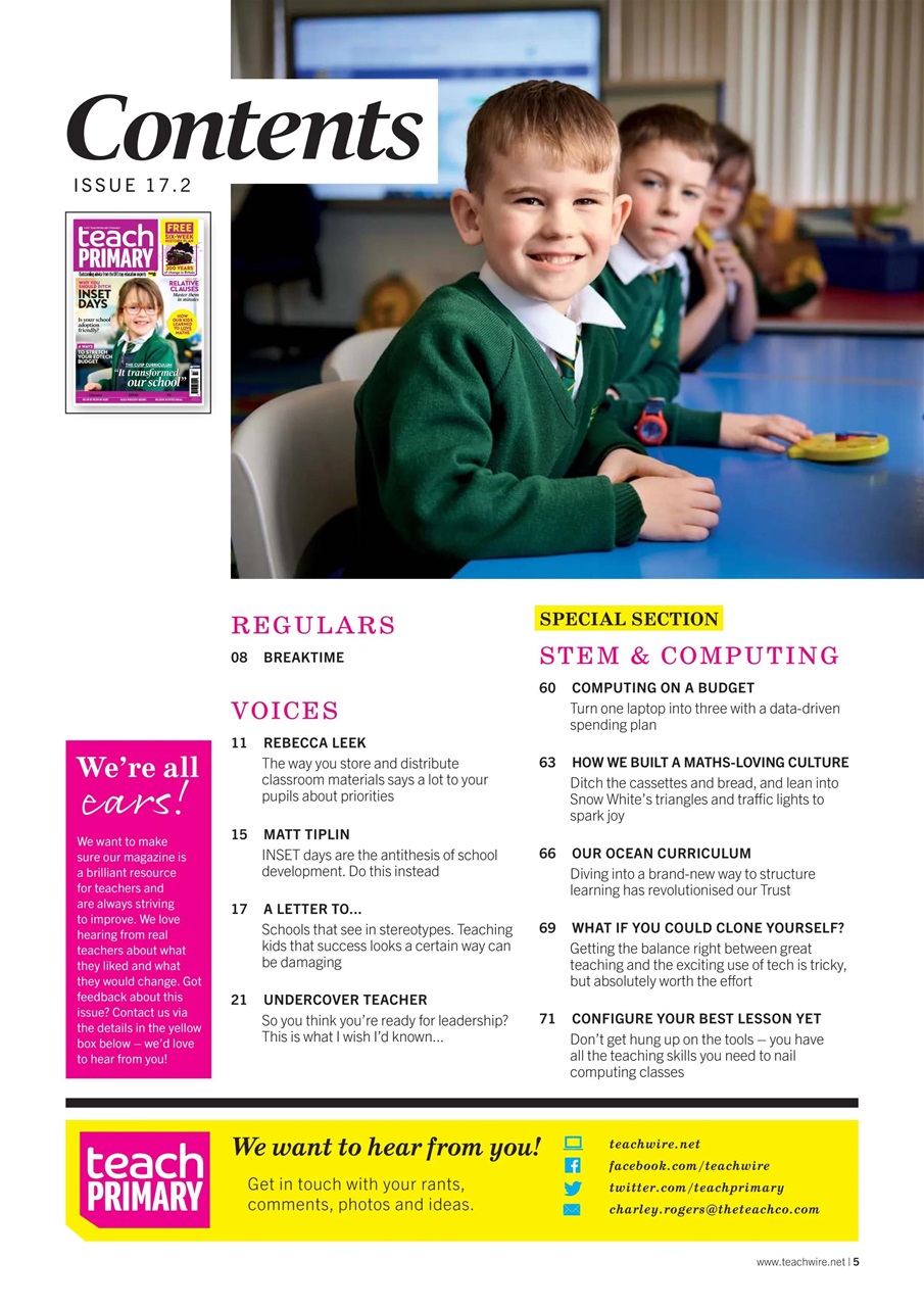 Teach Primary Preview Pages