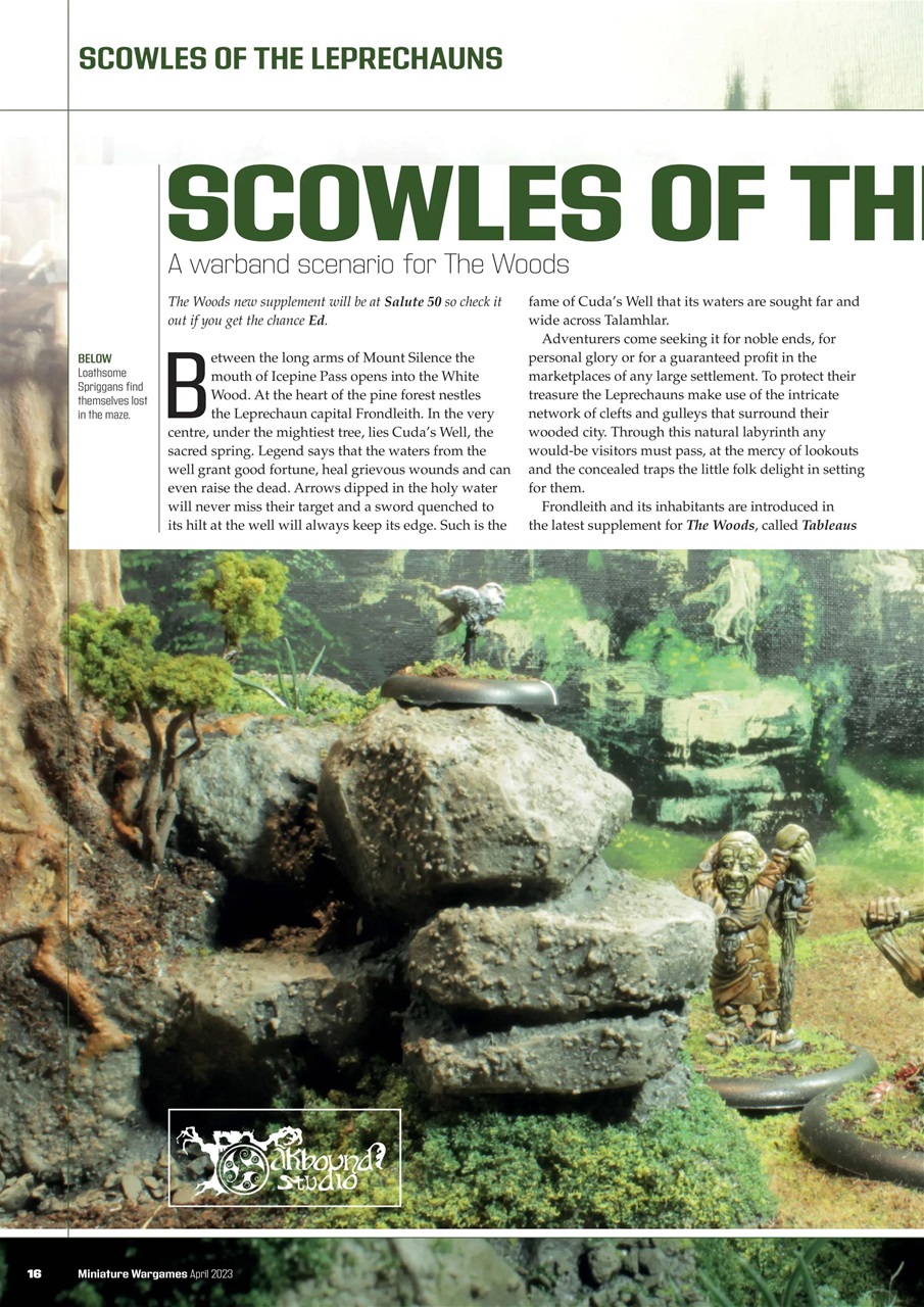 Miniature Wargames Preview Pages