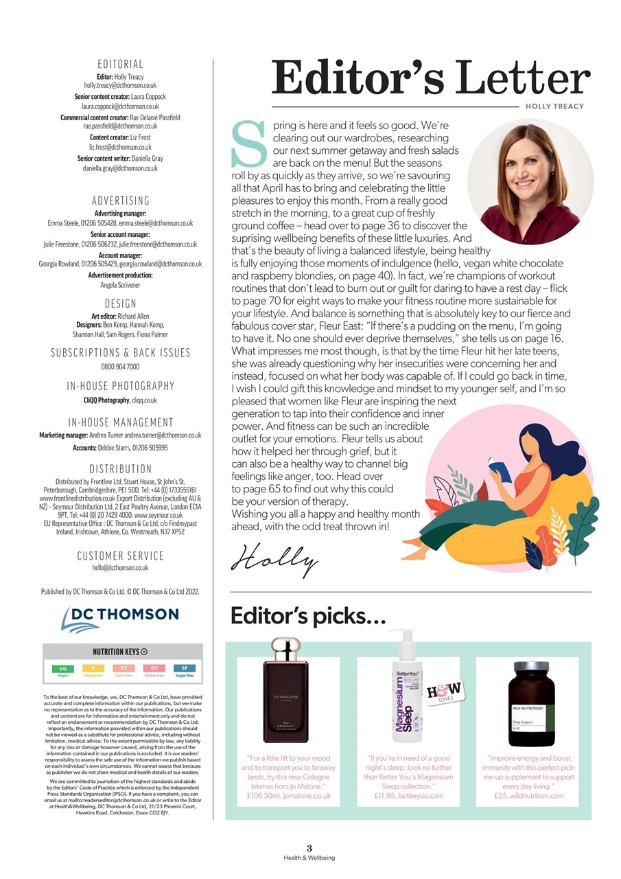 Health & Wellbeing Preview Pages