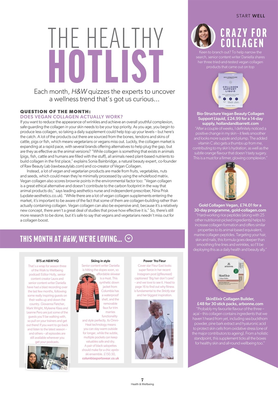 Health & Wellbeing Preview Pages