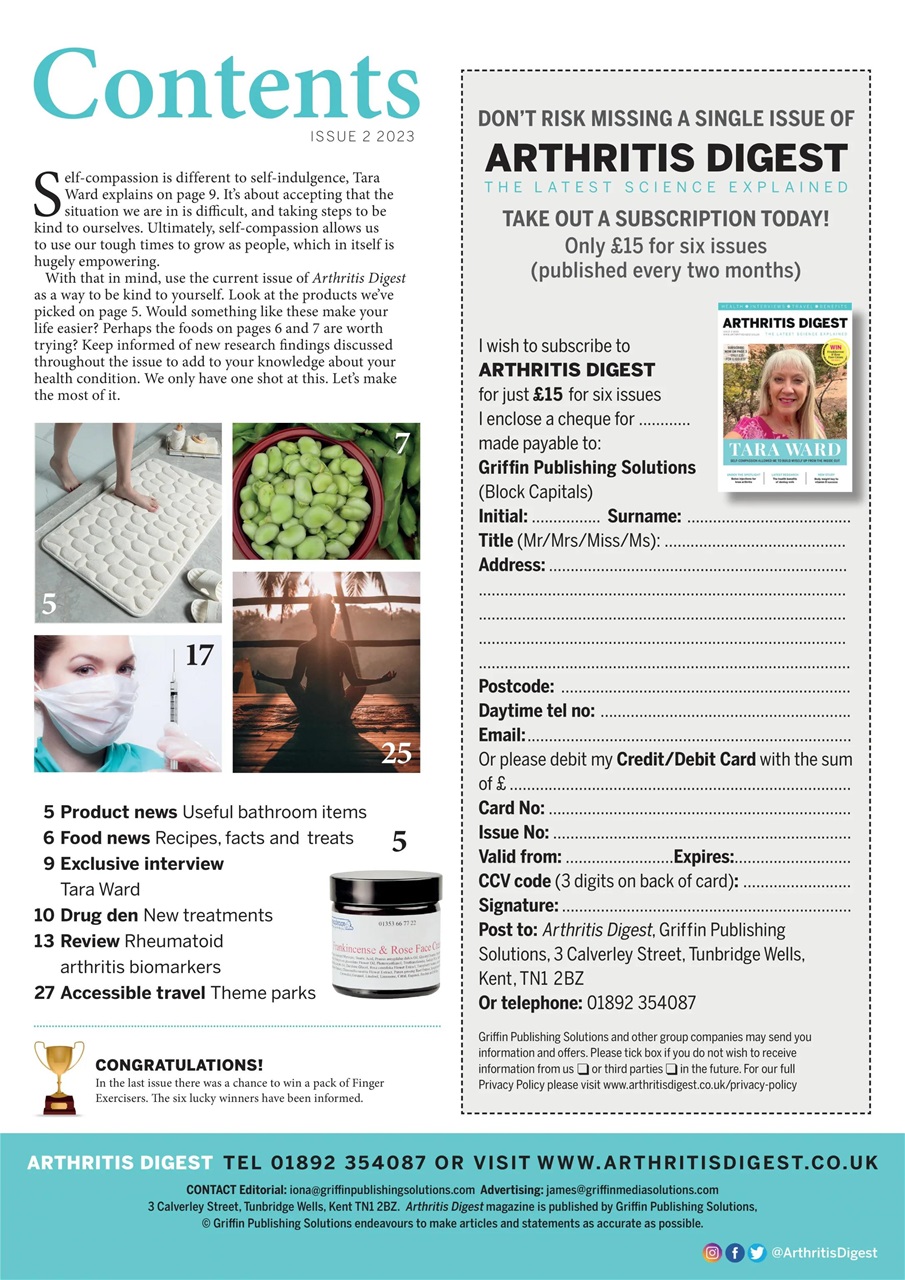 Arthritis Digest Preview Pages