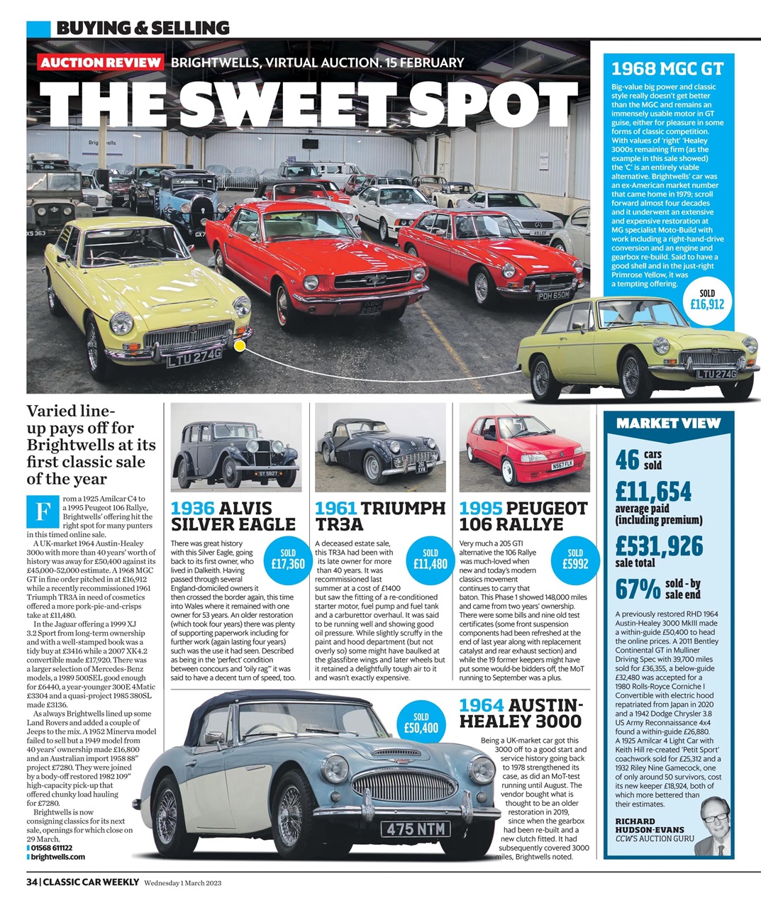 Classic Car Weekly Preview Pages