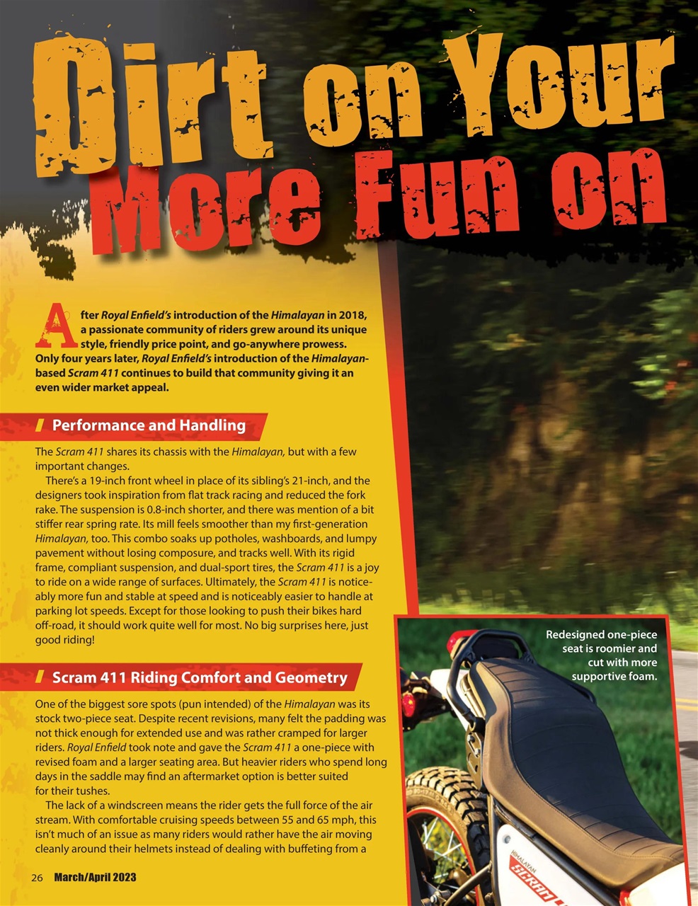 Adventure Motorcycle Preview Pages