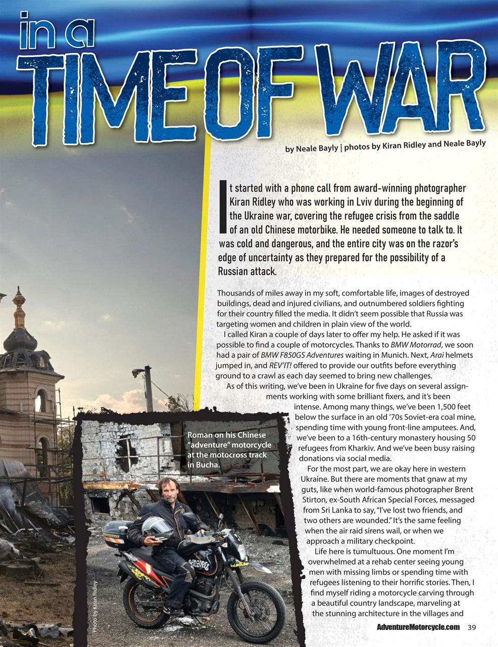 Adventure Motorcycle Preview Pages