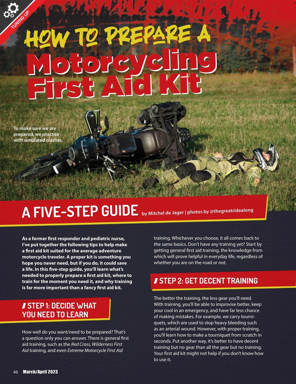 Adventure Motorcycle Preview Pages