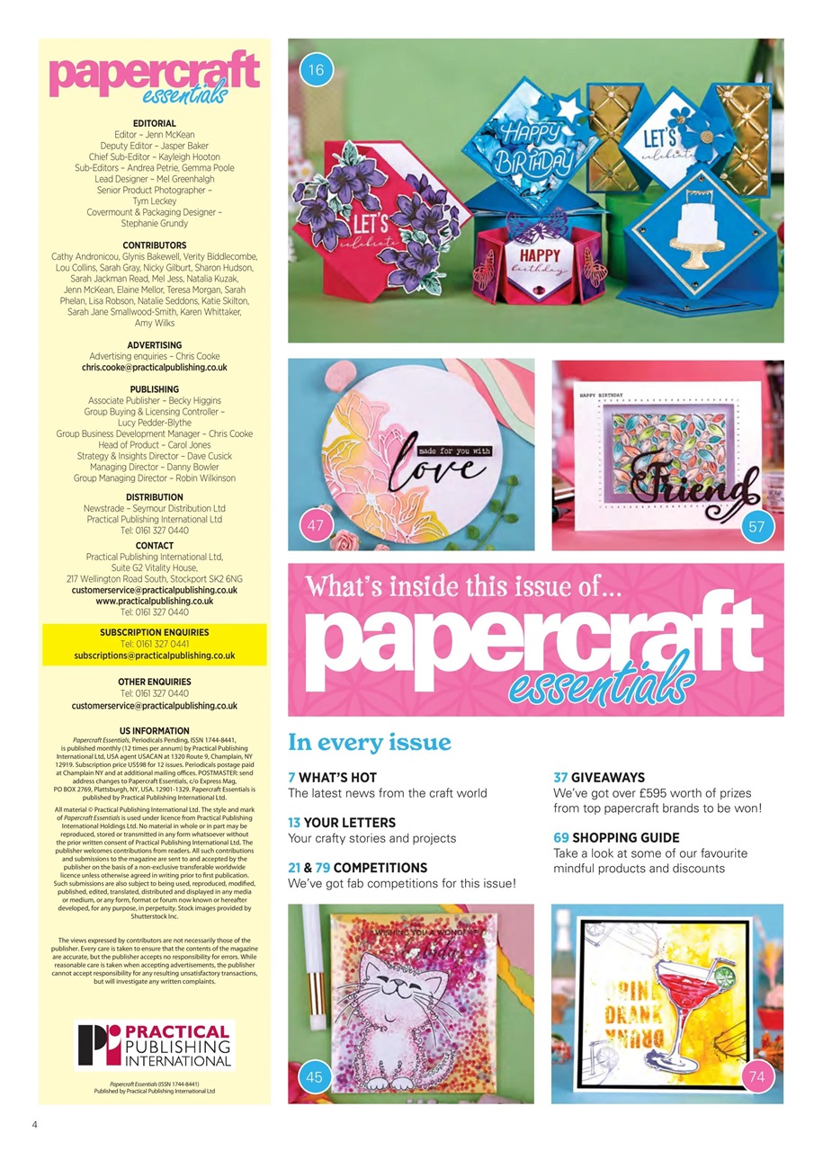 Papercraft Essentials Preview Pages
