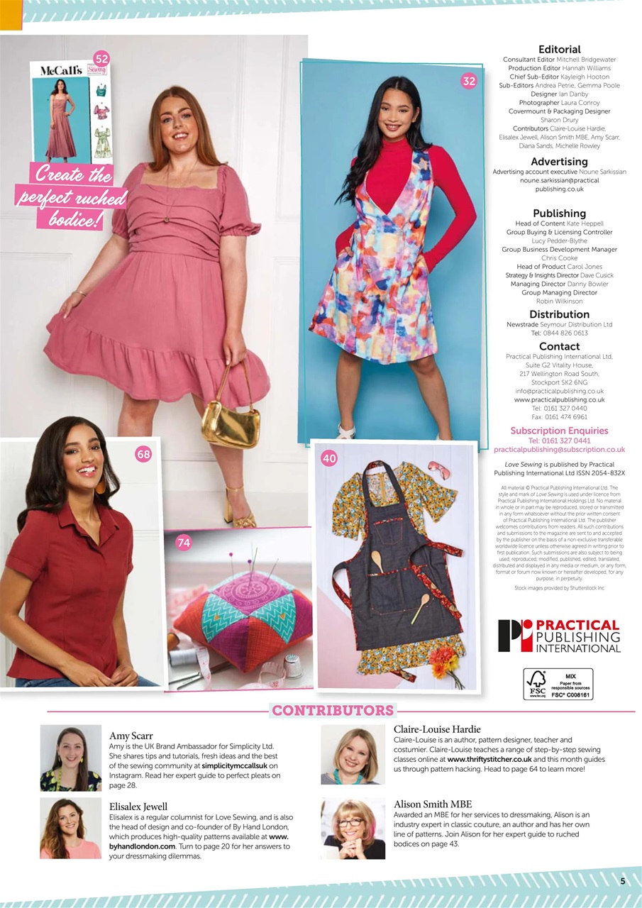 Love Sewing Preview Pages