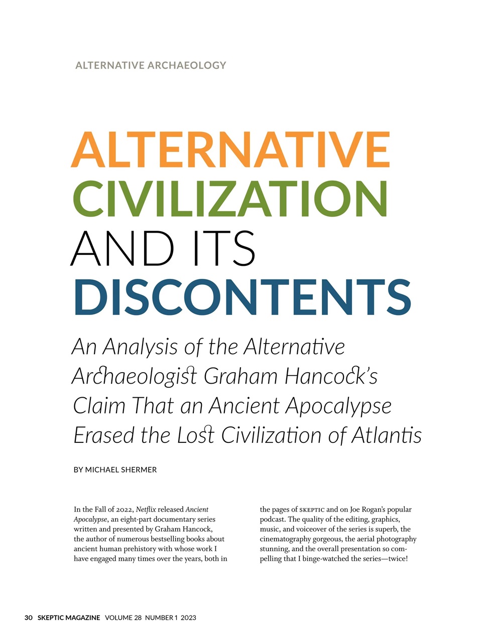 Skeptic Preview Pages