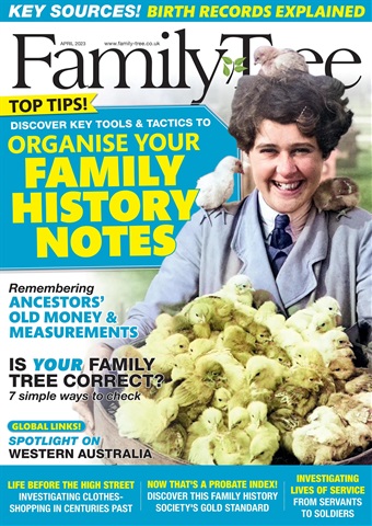 Family Tree issue April 2023