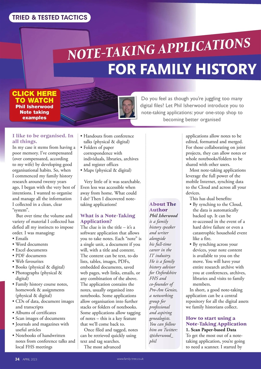 Family Tree Preview Pages