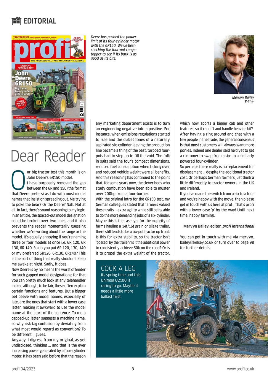 Profi International Preview Pages