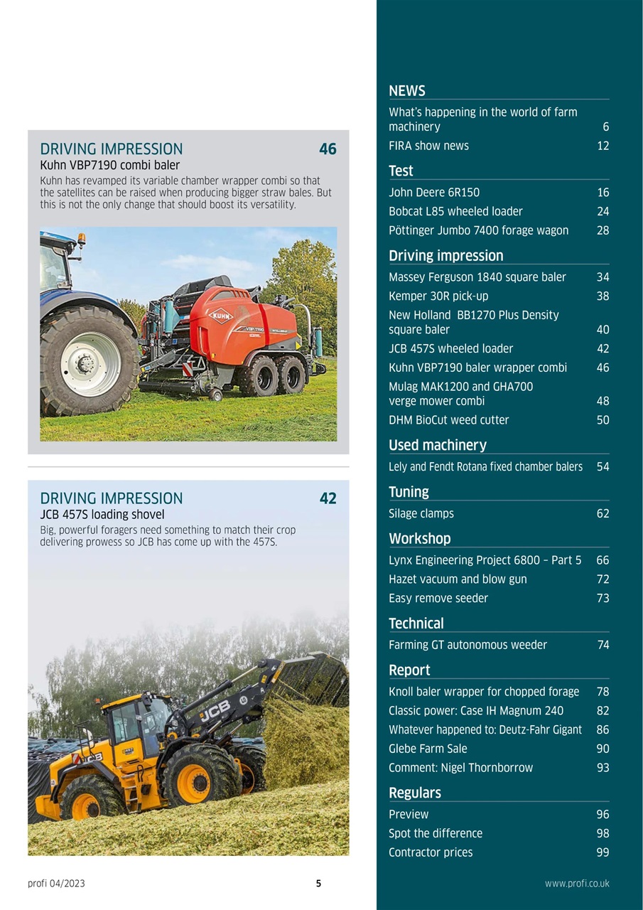 Profi International Preview Pages