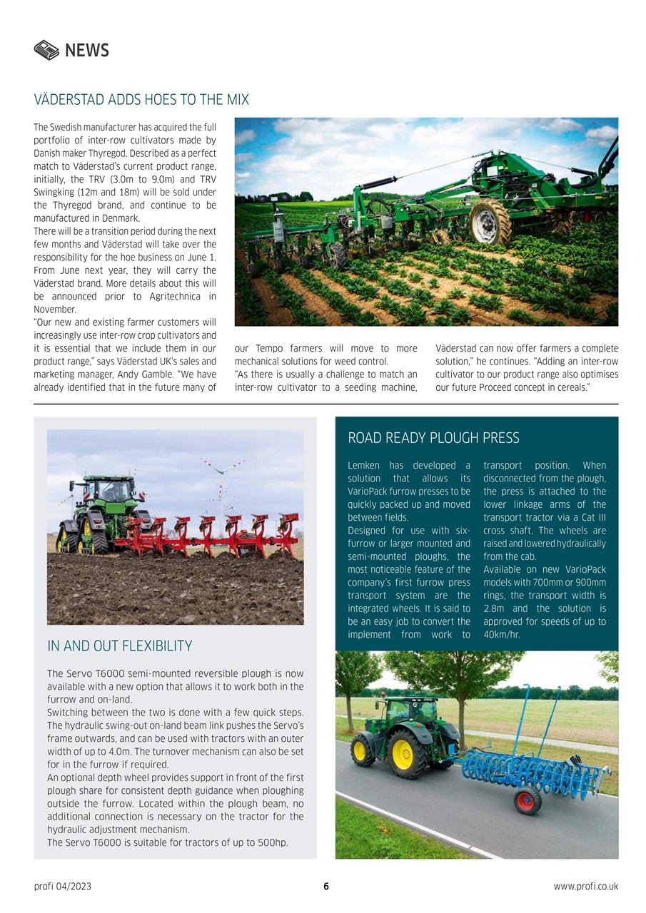 Profi International Preview Pages