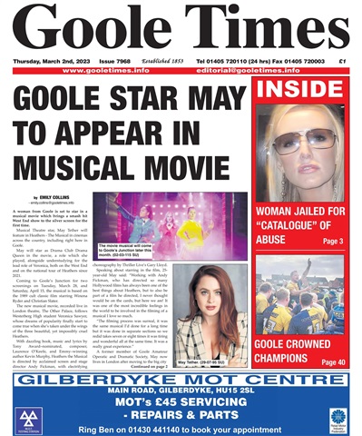 Goole Times issue March 2nd 2023