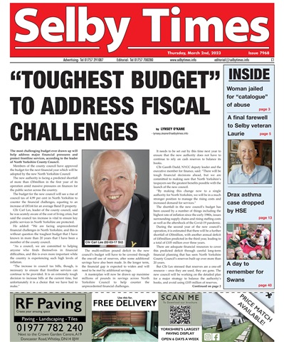 Selby Times issue March 2nd 2023