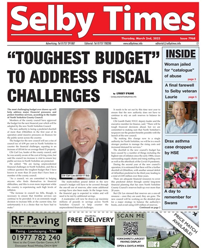Selby Times issue 