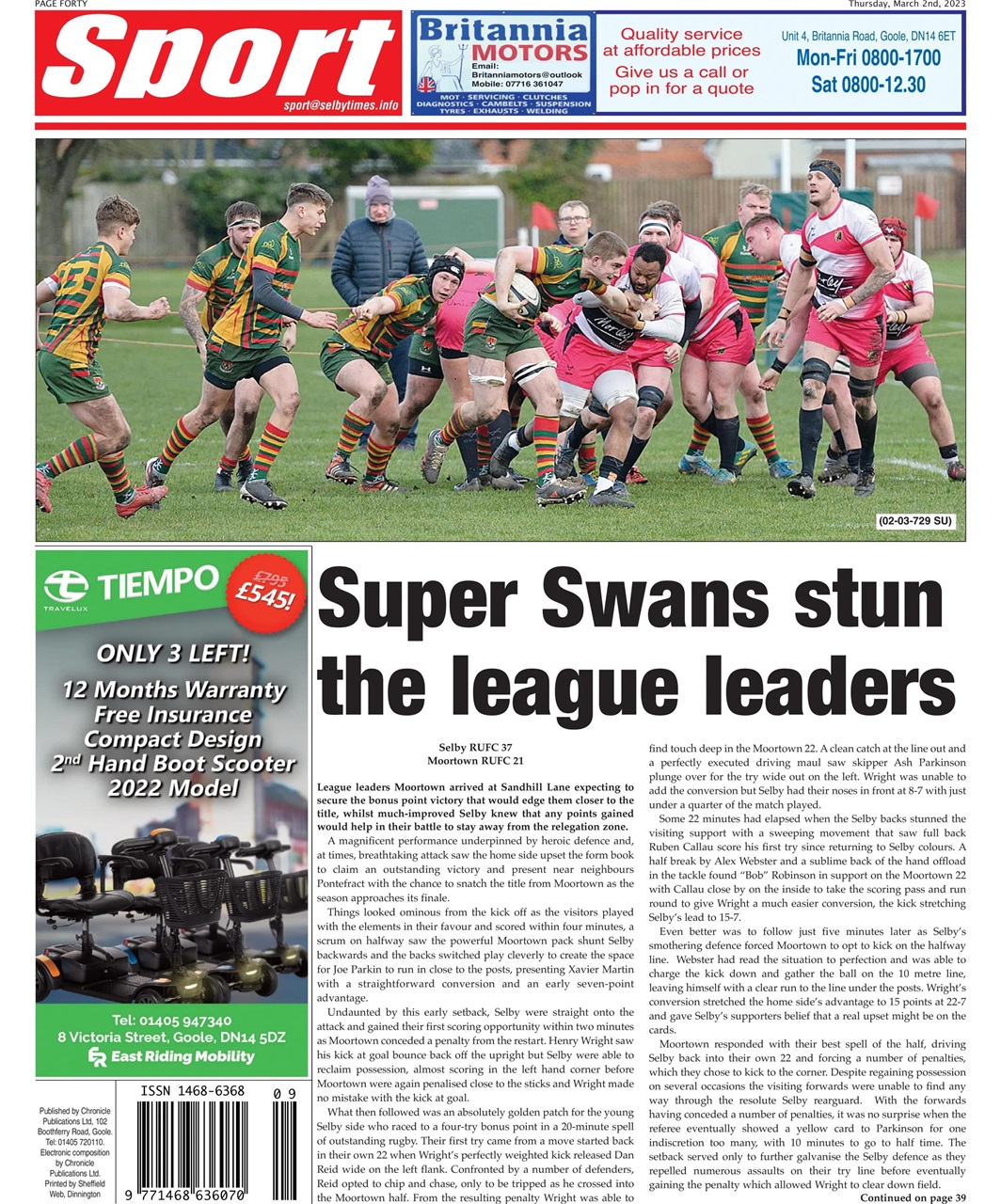 Selby Times Preview Pages