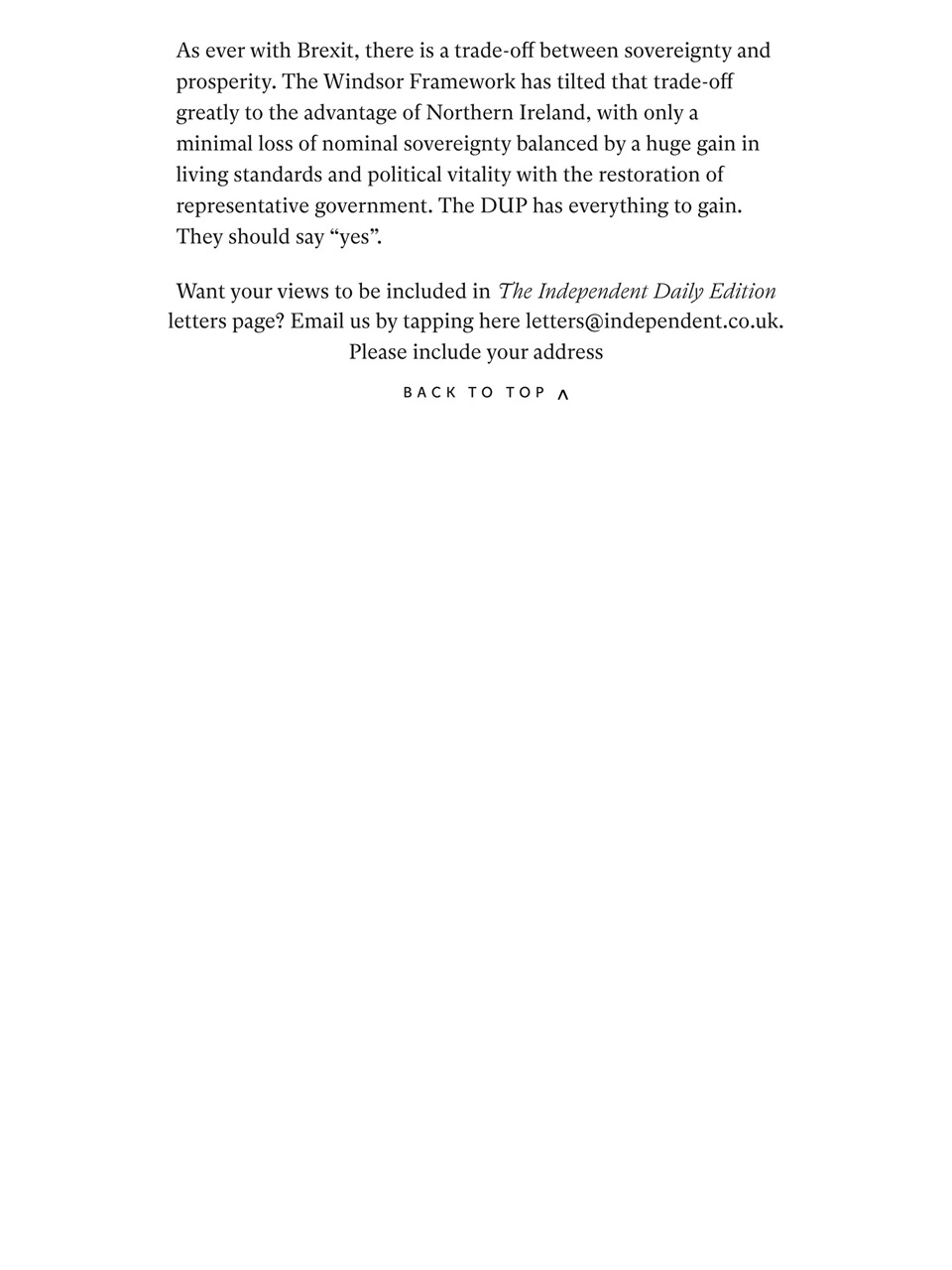 The Independent Daily Edition Newspaper Preview Pages