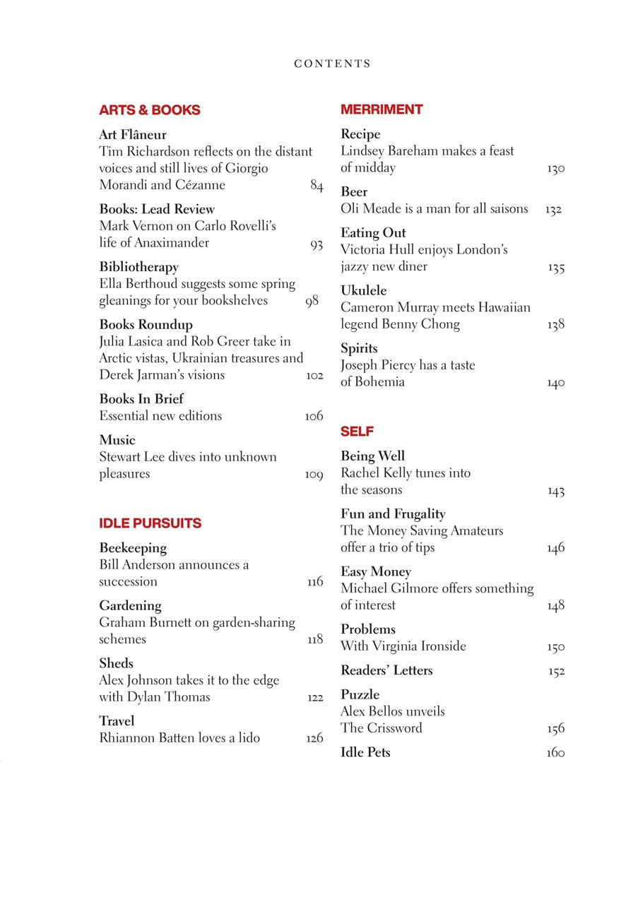 The Idler Magazine Preview Pages