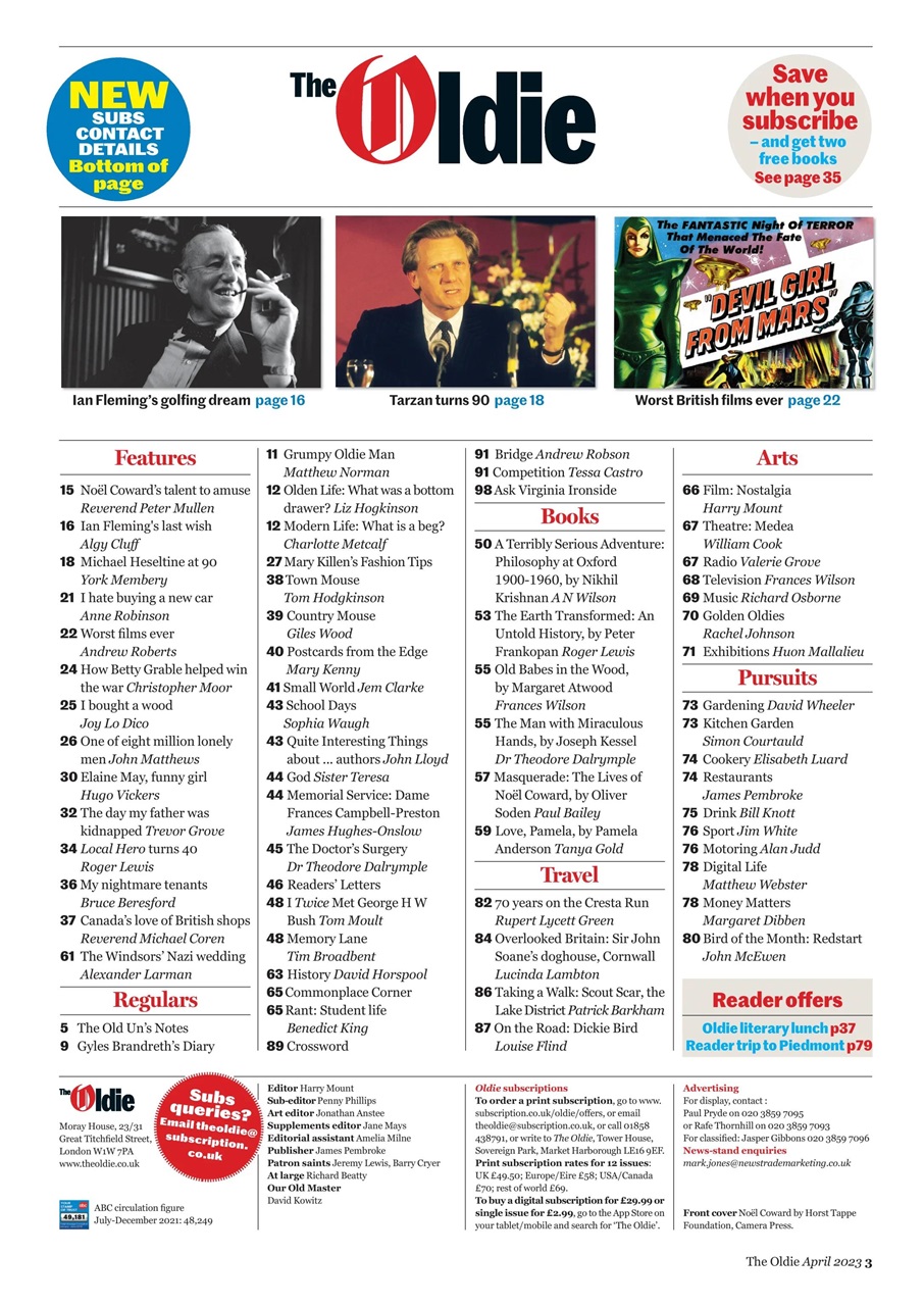 The Oldie Preview Pages