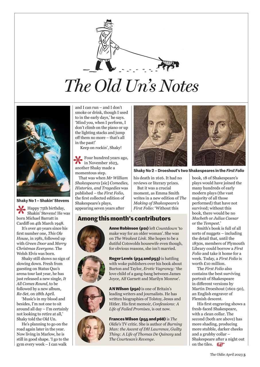 The Oldie Preview Pages