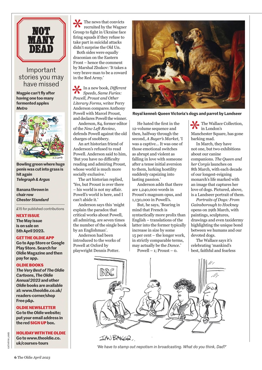 The Oldie Preview Pages