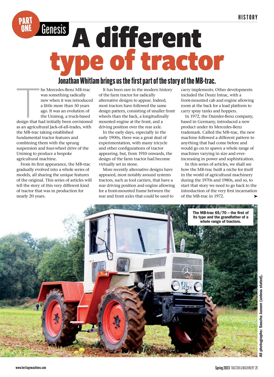 Tractor & Machinery Preview Pages
