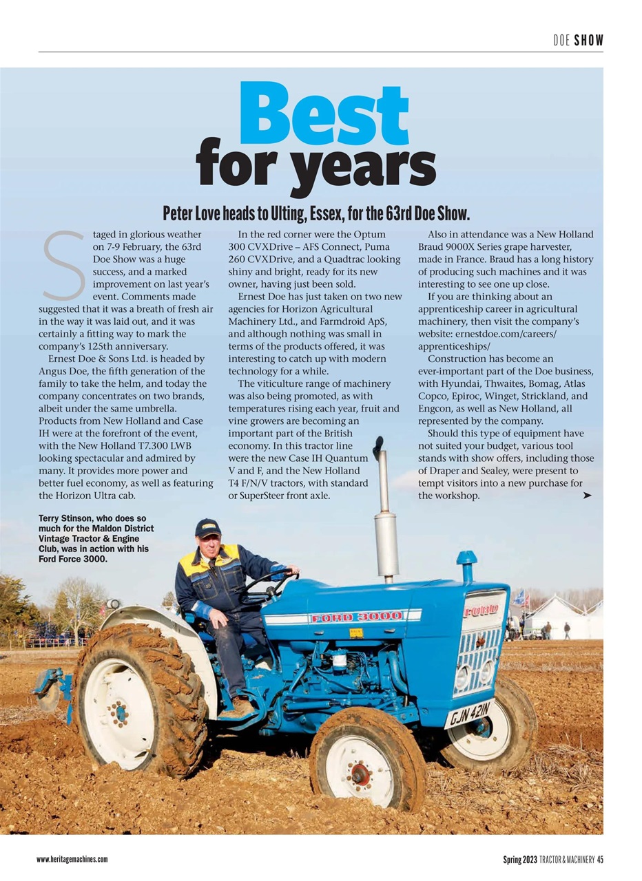 Tractor & Machinery Preview Pages
