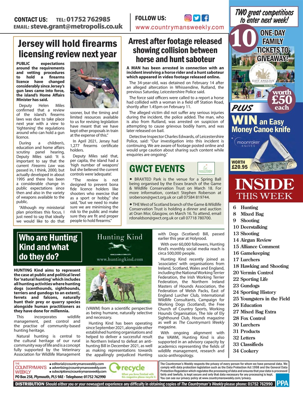Countryman's Weekly Preview Pages