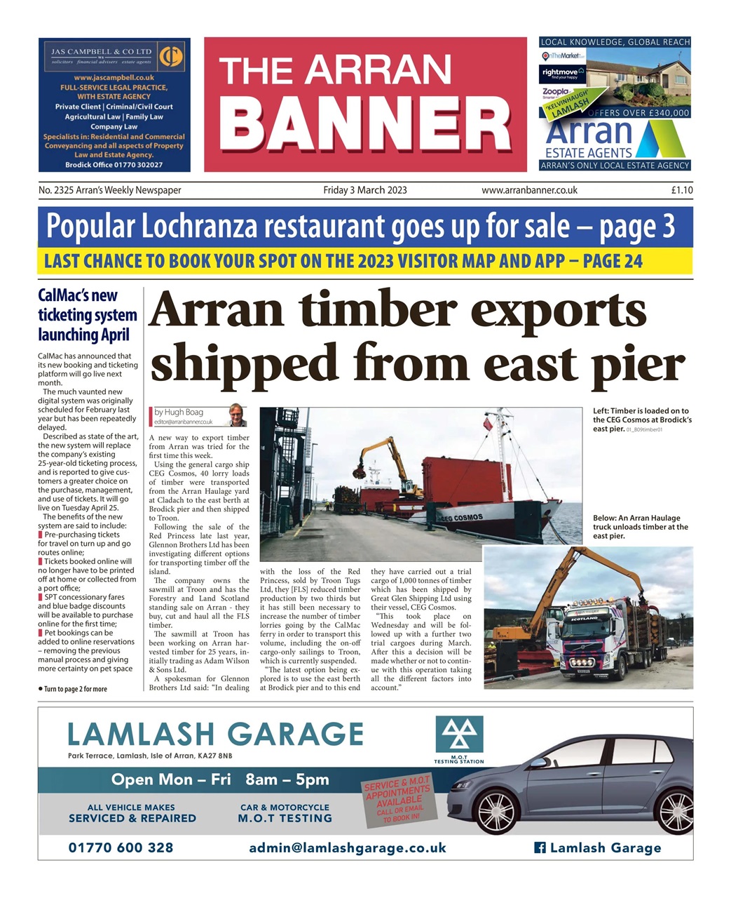 Arran Banner Preview Pages