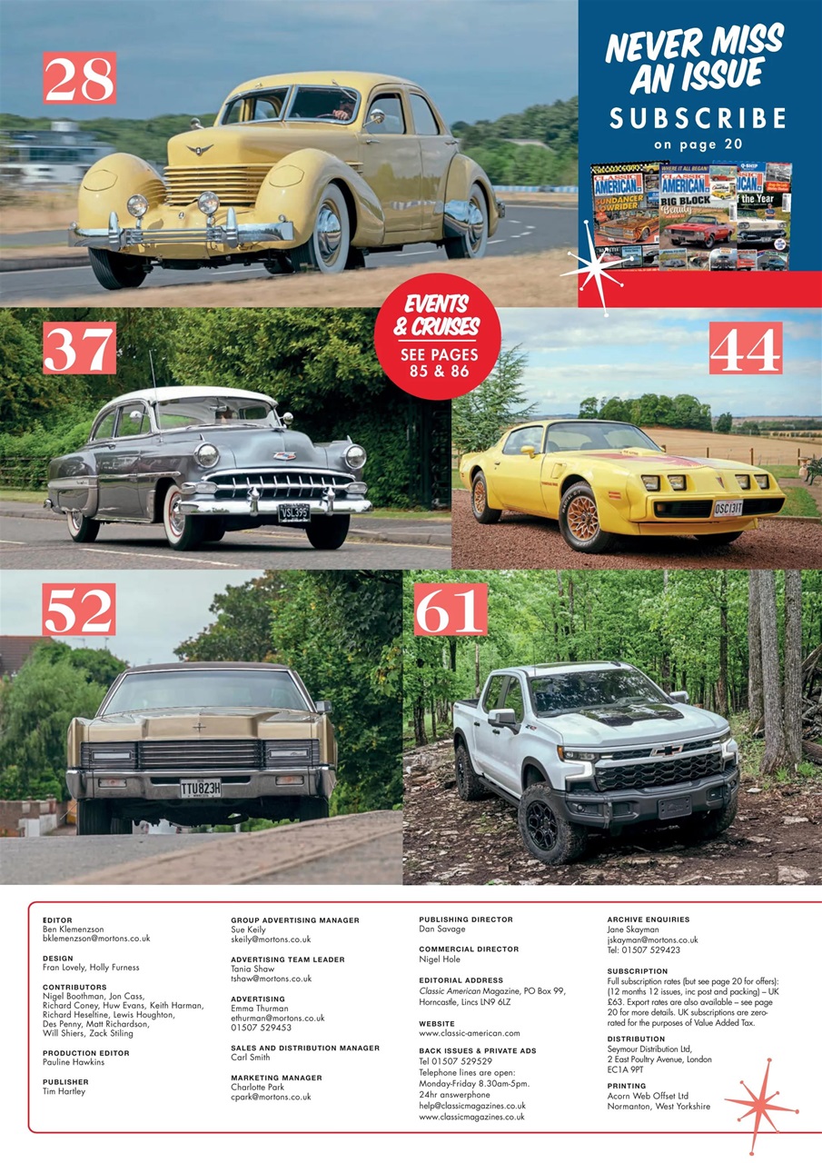 Classic American Magazine Preview Pages
