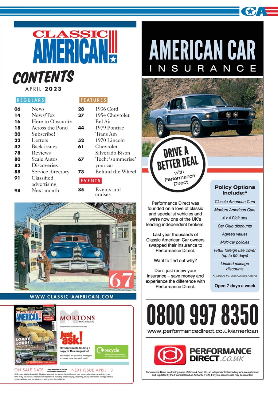 Classic American Magazine Preview Pages