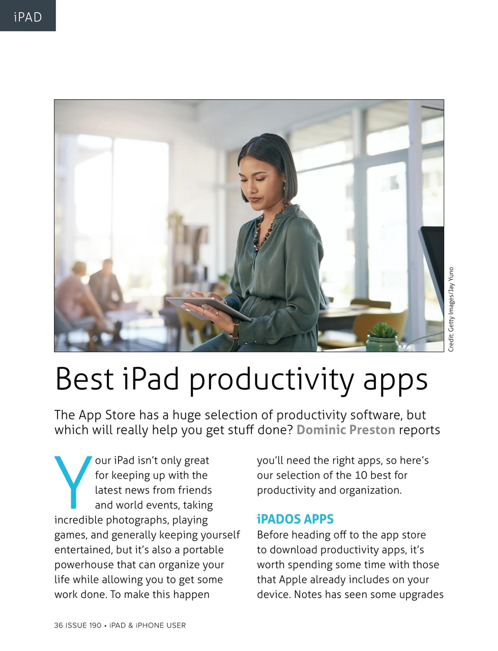 iPad and iPhone User Preview Pages