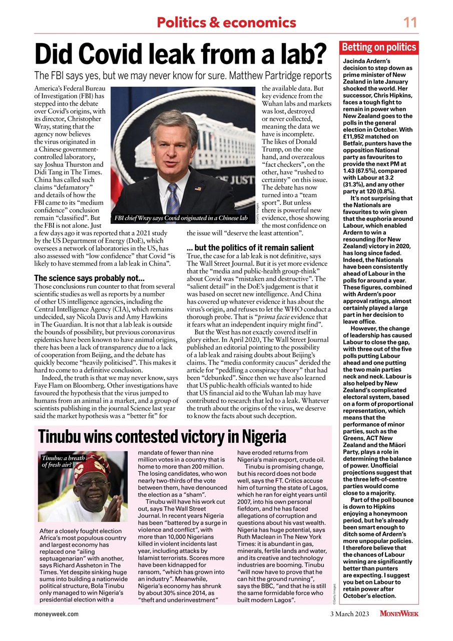 MoneyWeek Preview Pages