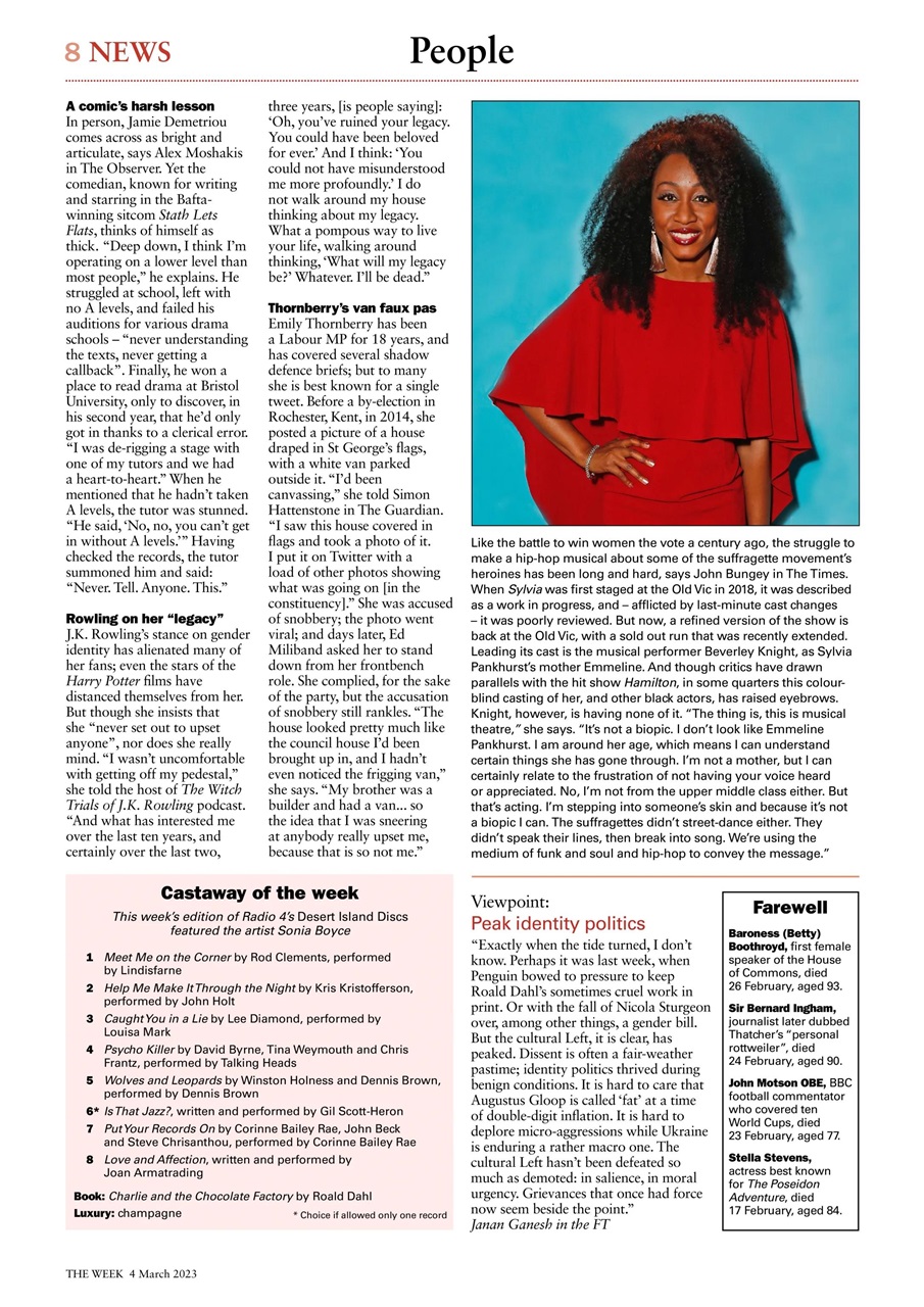 The Week Preview Pages