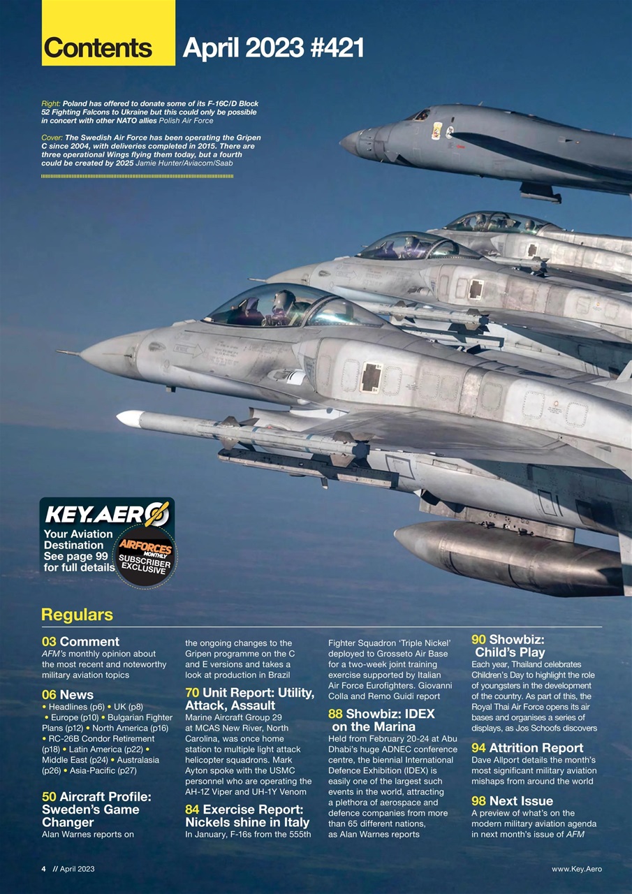 AirForces Monthly Preview Pages