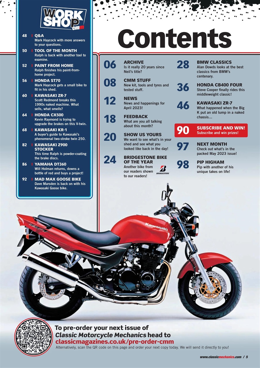 Classic Motorcycle Mechanics Preview Pages