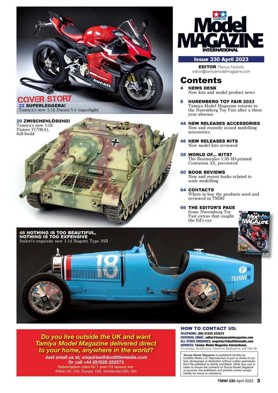 Tamiya Model Magazine Preview Pages