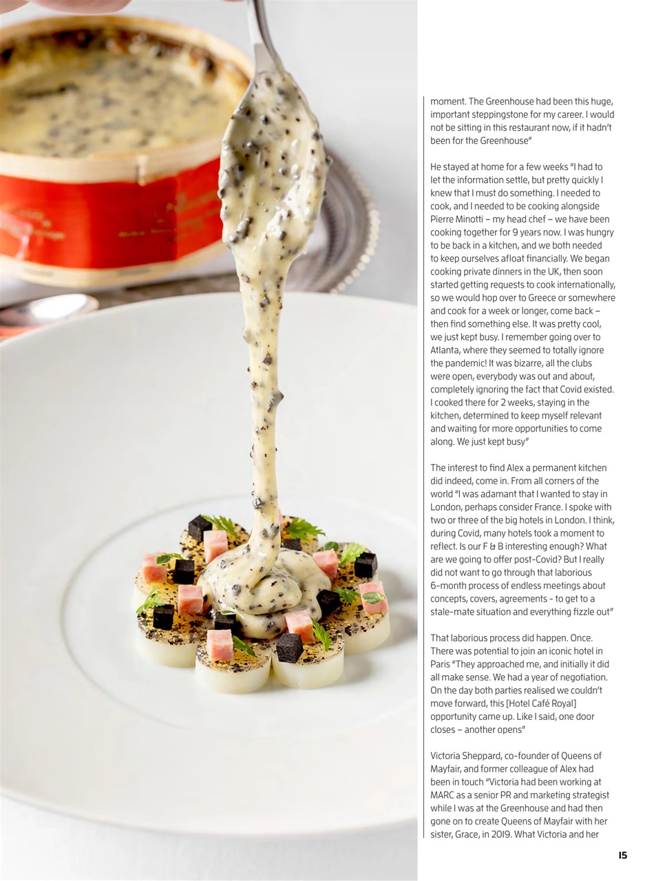 Chef & Restaurant Magazine Preview Pages