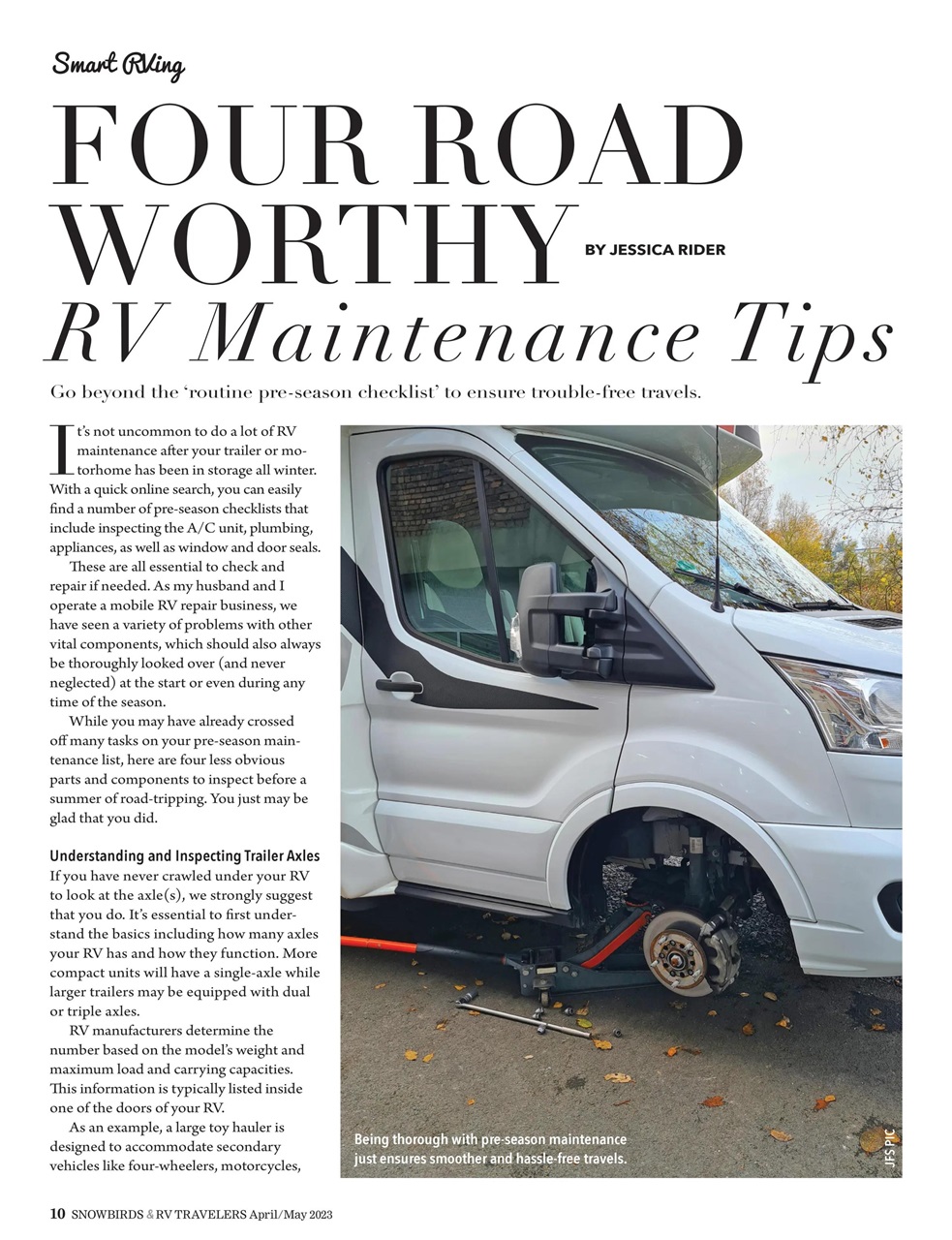 Snowbirds & RV Travelers Preview Pages