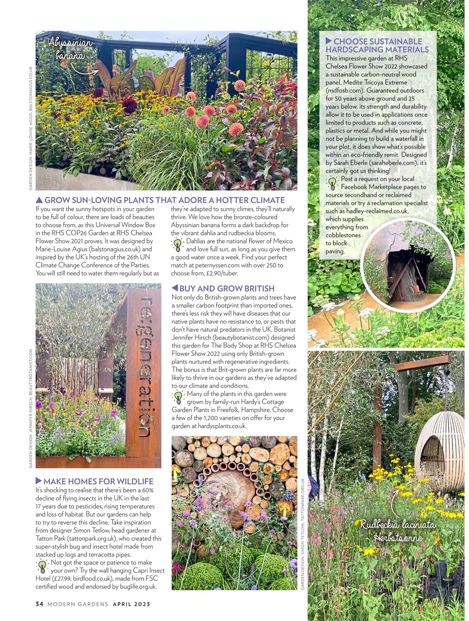 Modern Gardens Preview Pages
