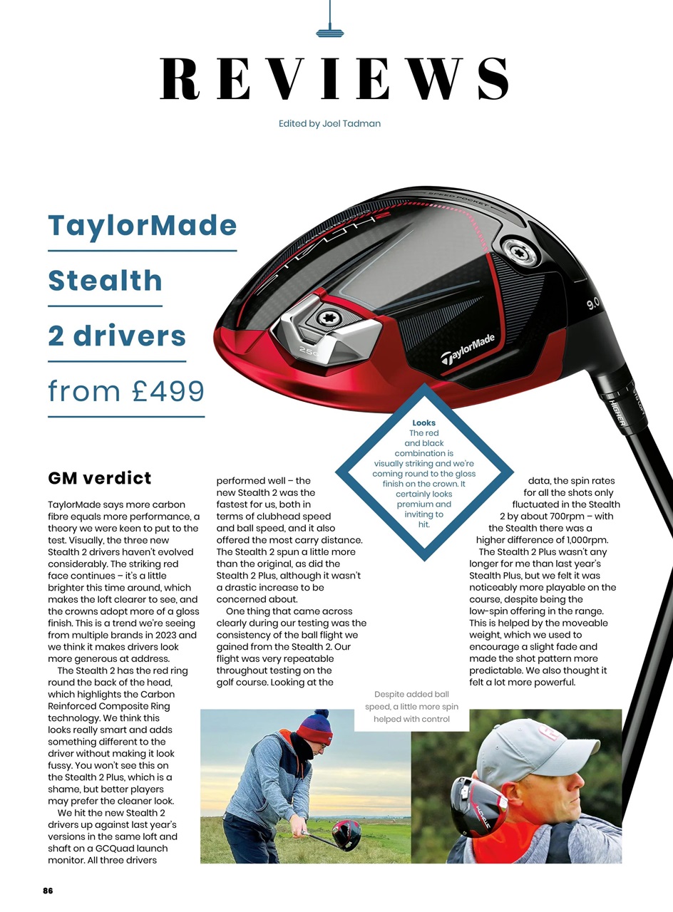 Golf Monthly Preview Pages